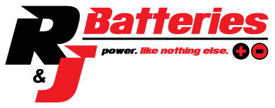 R&J Batteries Logo